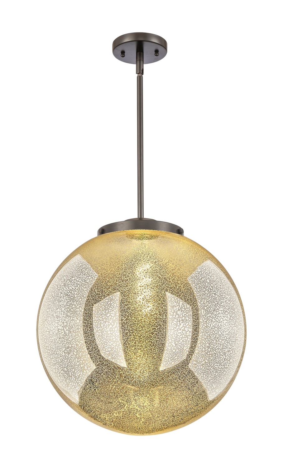 One Light Pendant by Innovations - Essex Collection, Oil Rubbed Bronze Finish - 221-1S-OB-G208-16