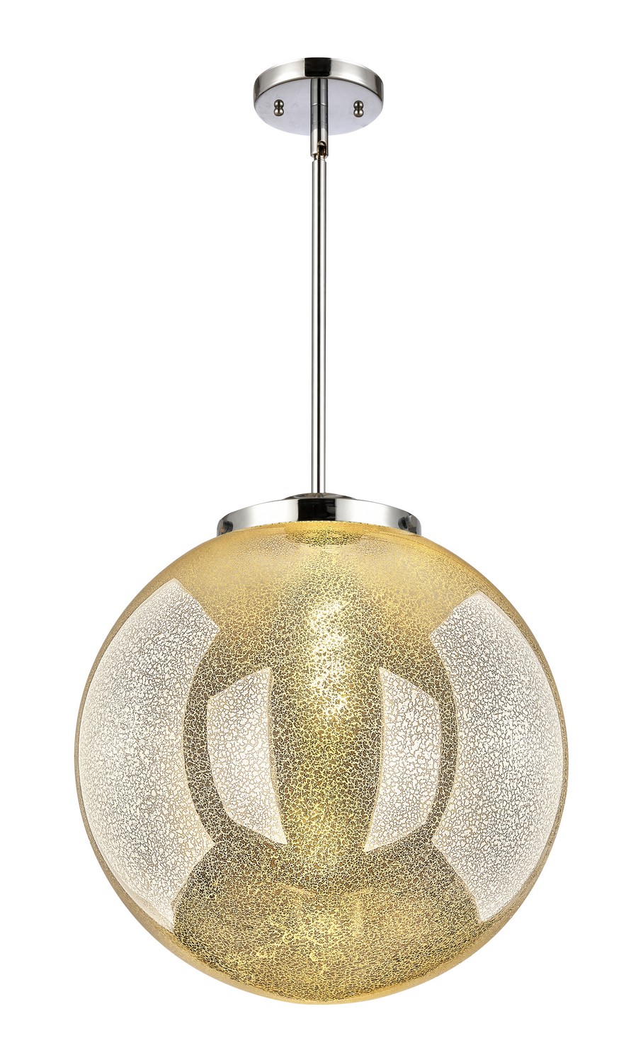 One Light Pendant by Innovations - Essex Collection, Polished Chrome Finish - 221-1S-PC-G208-16