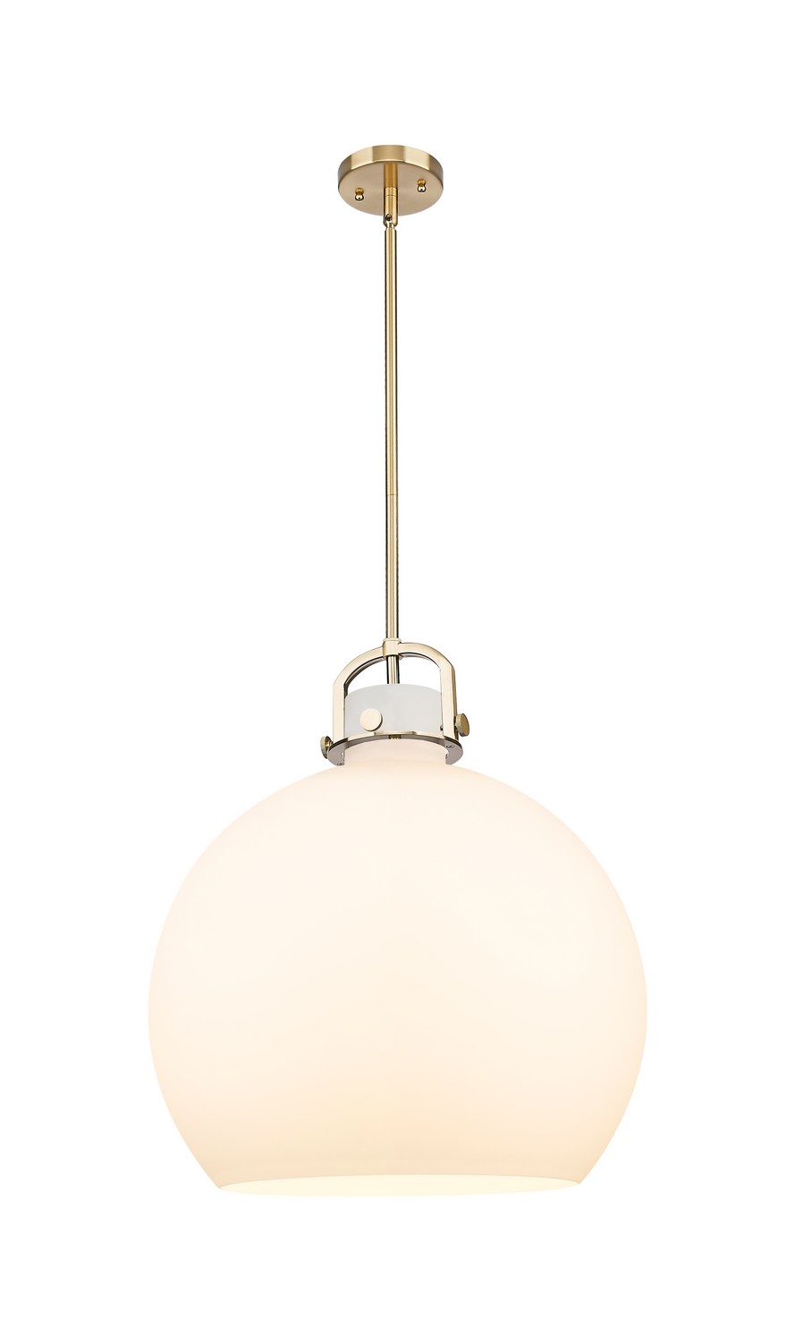 One Light Pendant by Innovations - Downtown Urban Collection, Champagne Bronze Finish - 410-1SL-CB-G410-18WH