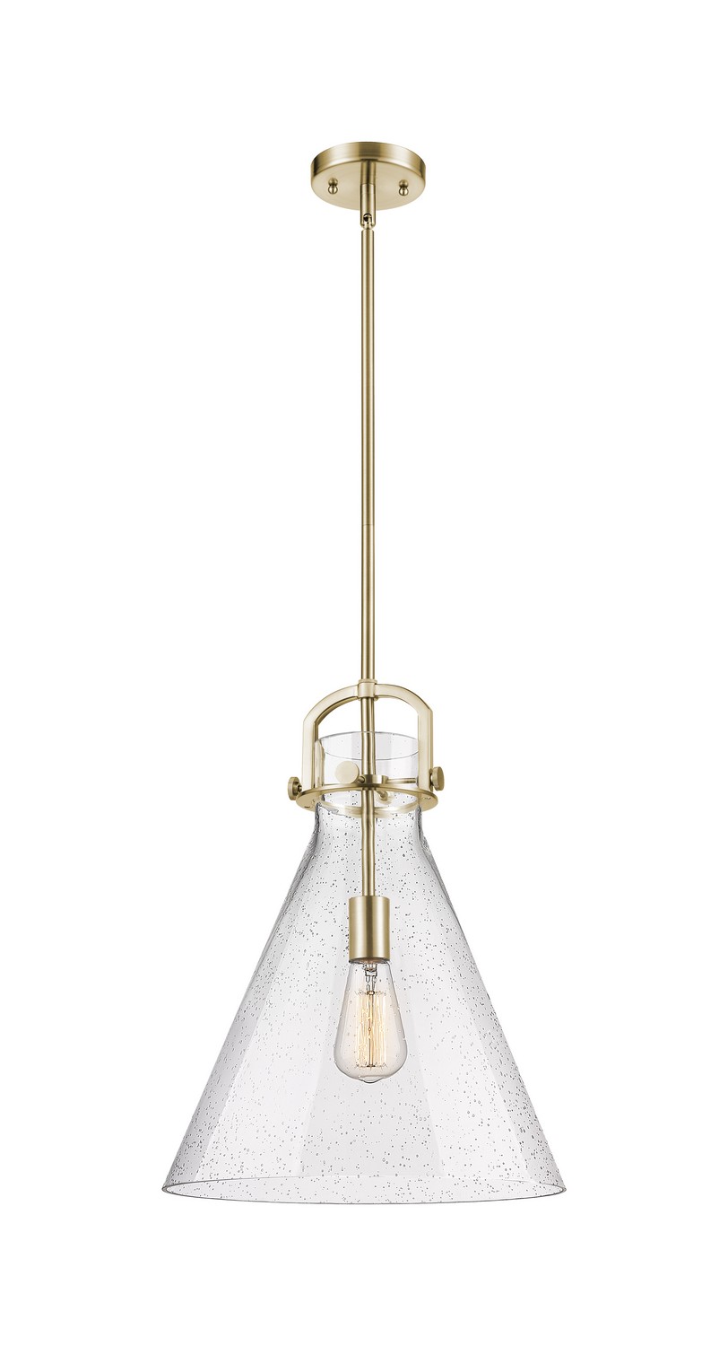 One Light Pendant by Innovations - Downtown Urban Collection, Champagne Bronze Finish - 410-1SL-CB-G411-14SDY