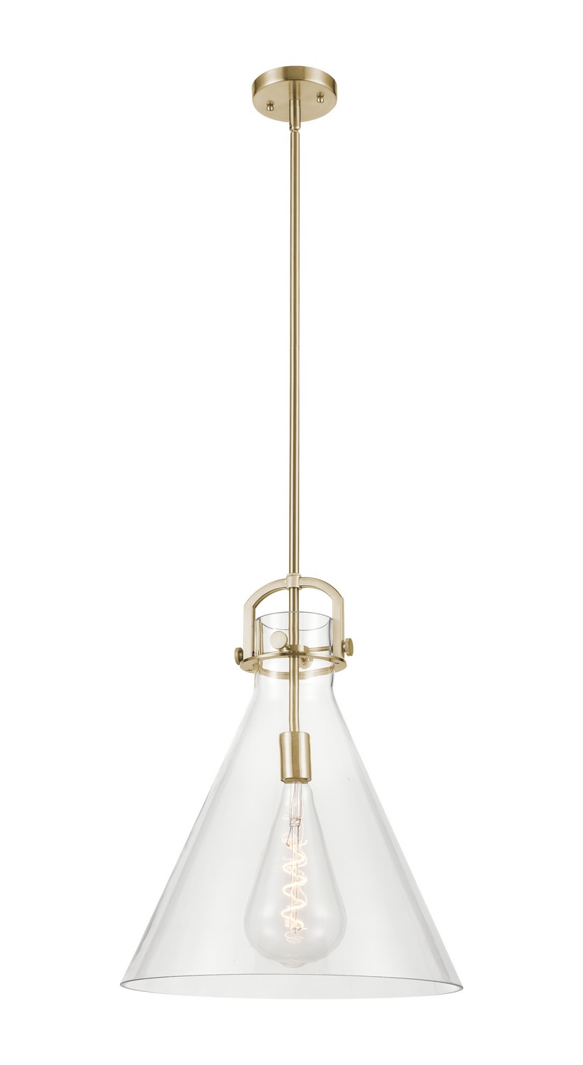 One Light Pendant by Innovations - Downtown Urban Collection, Champagne Bronze Finish - 410-1SL-CB-G411-16CL