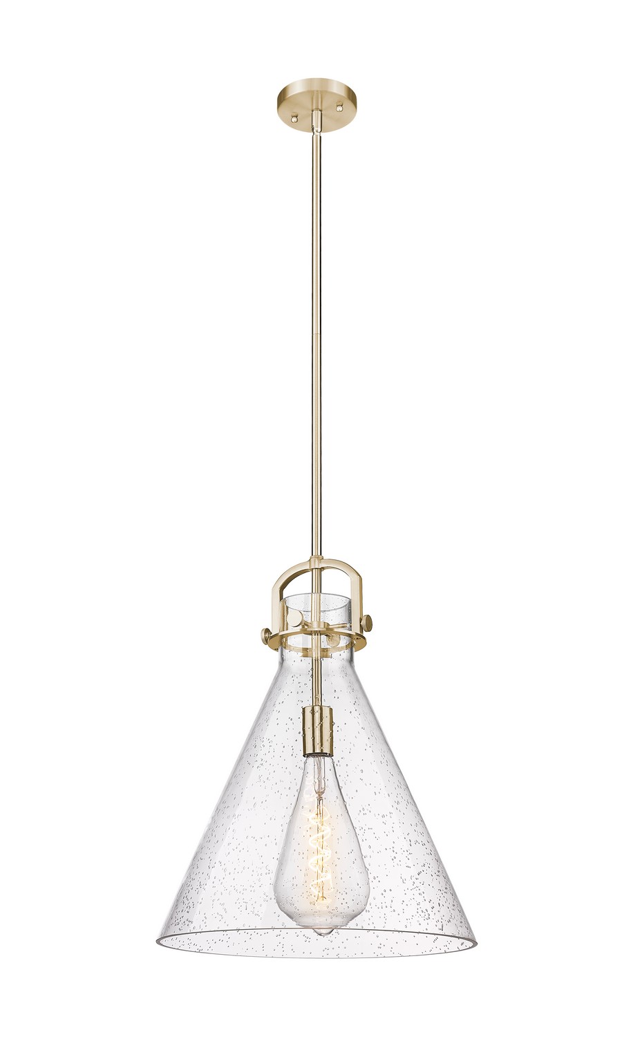 One Light Pendant by Innovations - Downtown Urban Collection, Champagne Bronze Finish - 410-1SL-CB-G411-16SDY