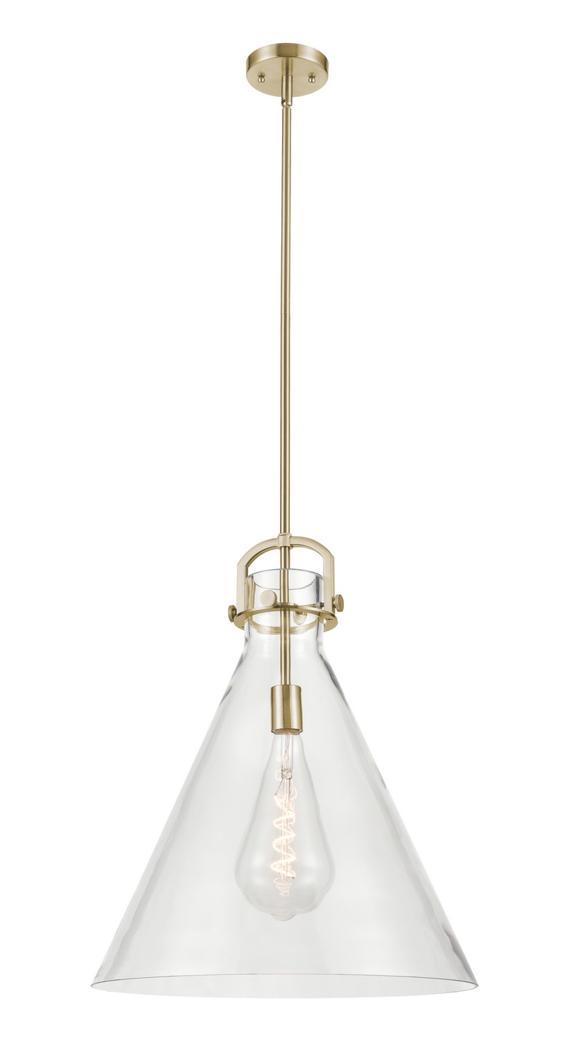 One Light Pendant by Innovations - Downtown Urban Collection, Champagne Bronze Finish - 410-1SL-CB-G411-18CL