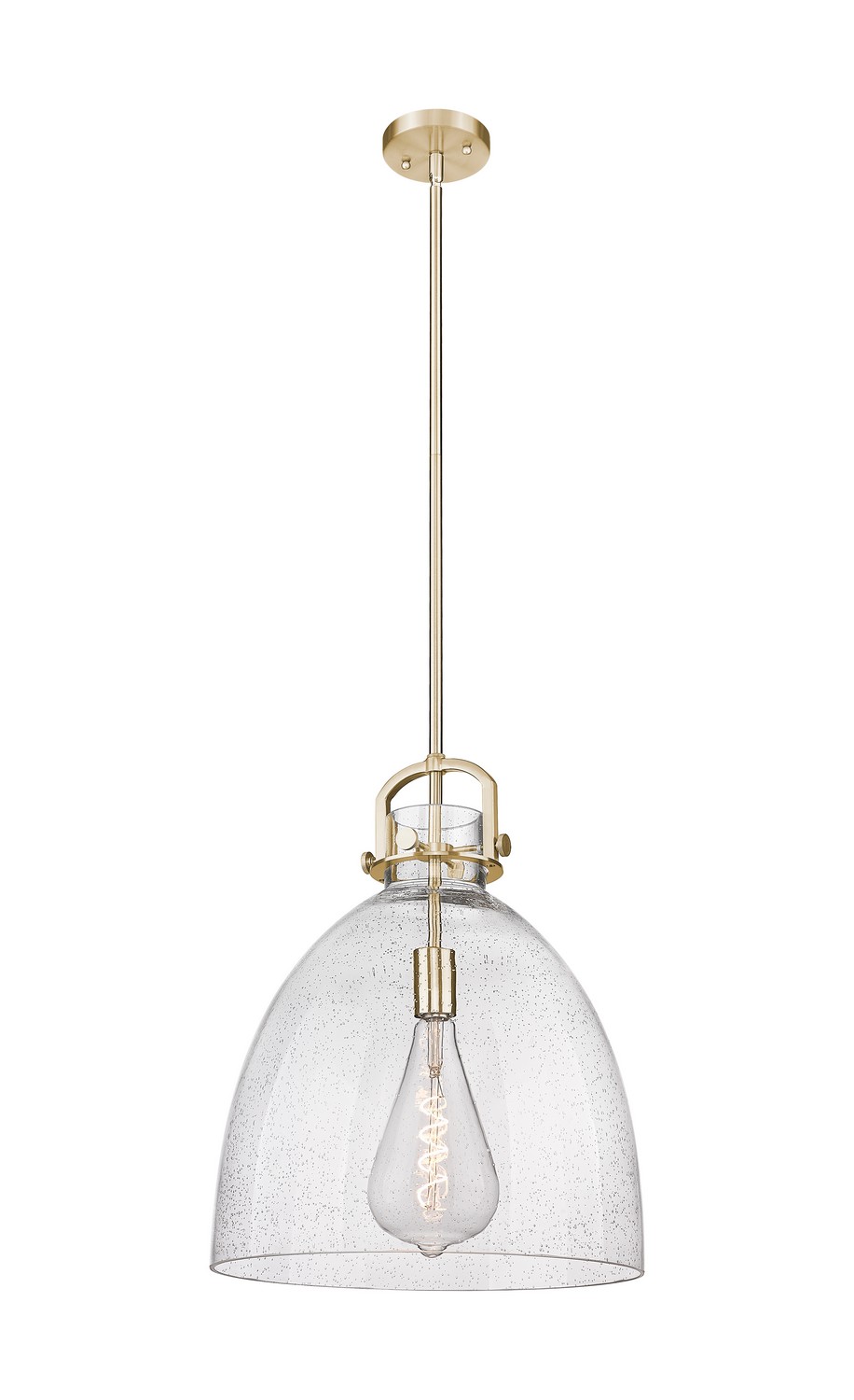 One Light Pendant by Innovations - Downtown Urban Collection, Champagne Bronze Finish - 410-1SL-CB-G412-16SDY