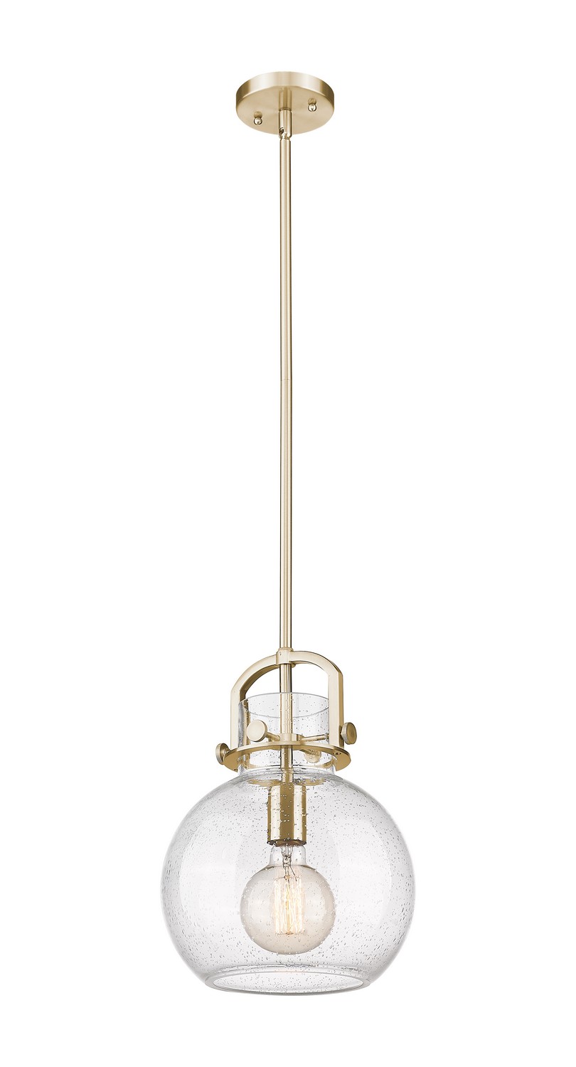 One Light Mini Pendant by Innovations - Downtown Urban Collection, Champagne Bronze Finish - 410-1SM-CB-G410-10SDY