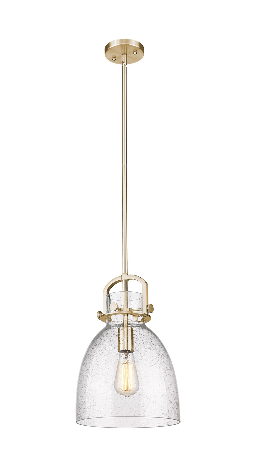 One Light Mini Pendant by Innovations - Downtown Urban Collection, Champagne Bronze Finish - 410-1SM-CB-G412-10SDY