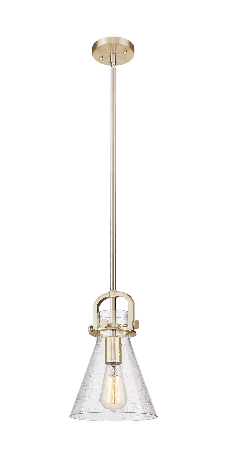 One Light Mini Pendant by Innovations - Downtown Urban Collection, Champagne Bronze Finish - 410-1SS-CB-G411-8SDY
