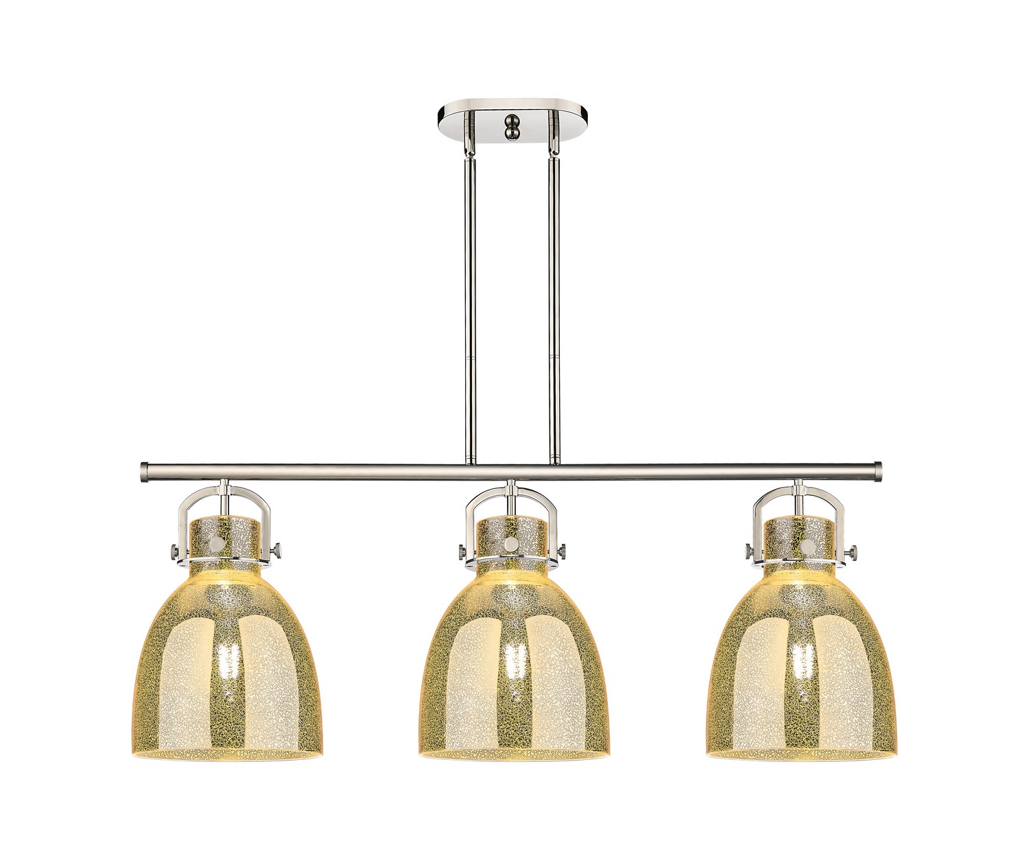 Three Light Island Pendant by Innovations - Downtown Urban Collection, Polished Nickel Finish - 410-3I-PN-G412-10ME