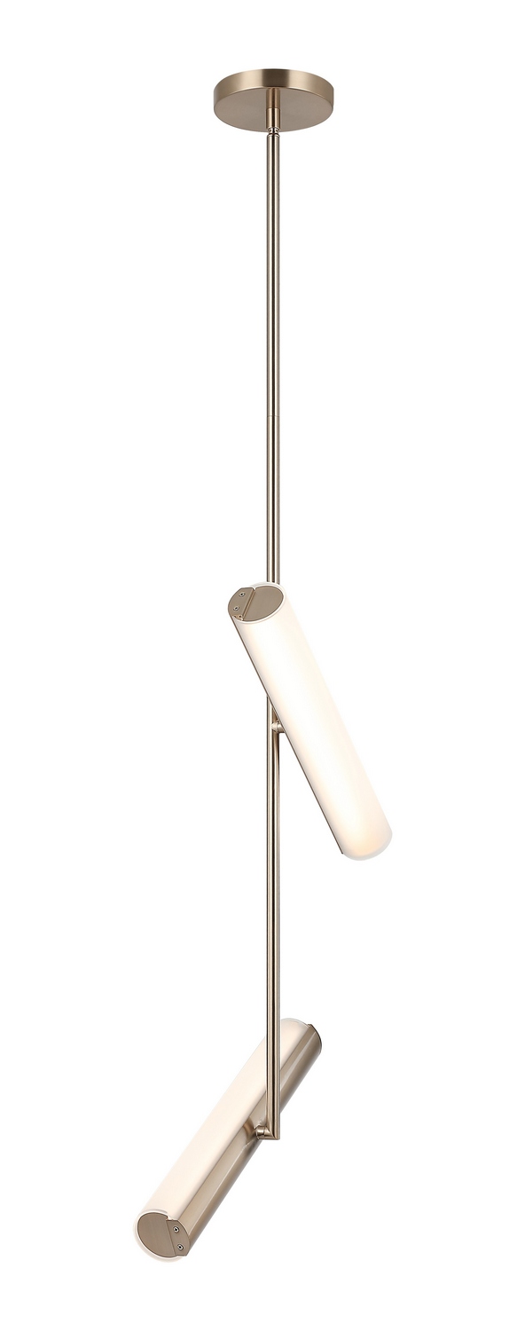 Champagne Gold LED Pendant from the Axis Collection