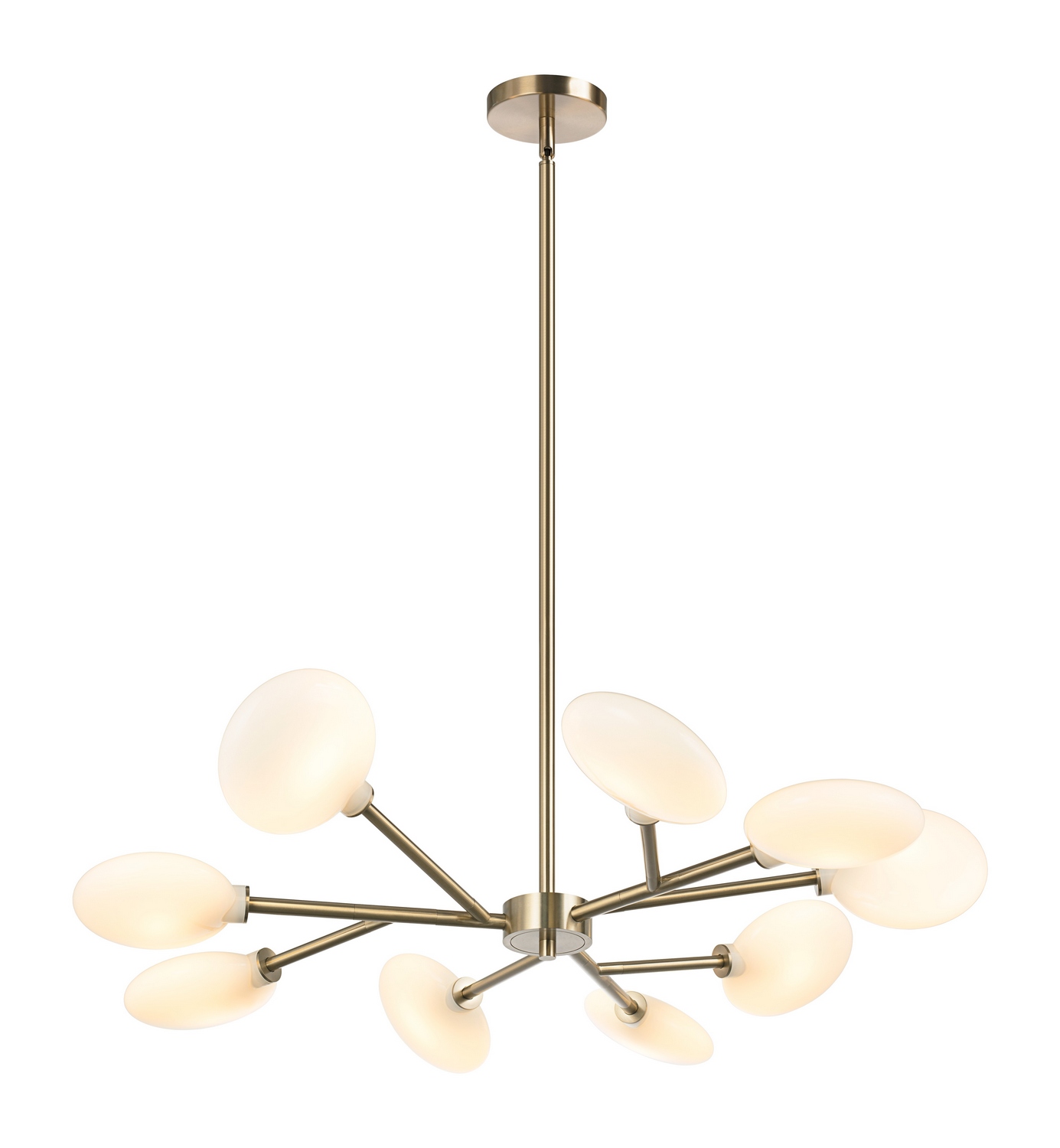 Champagne Gold LED Pendant from the Peony Collection