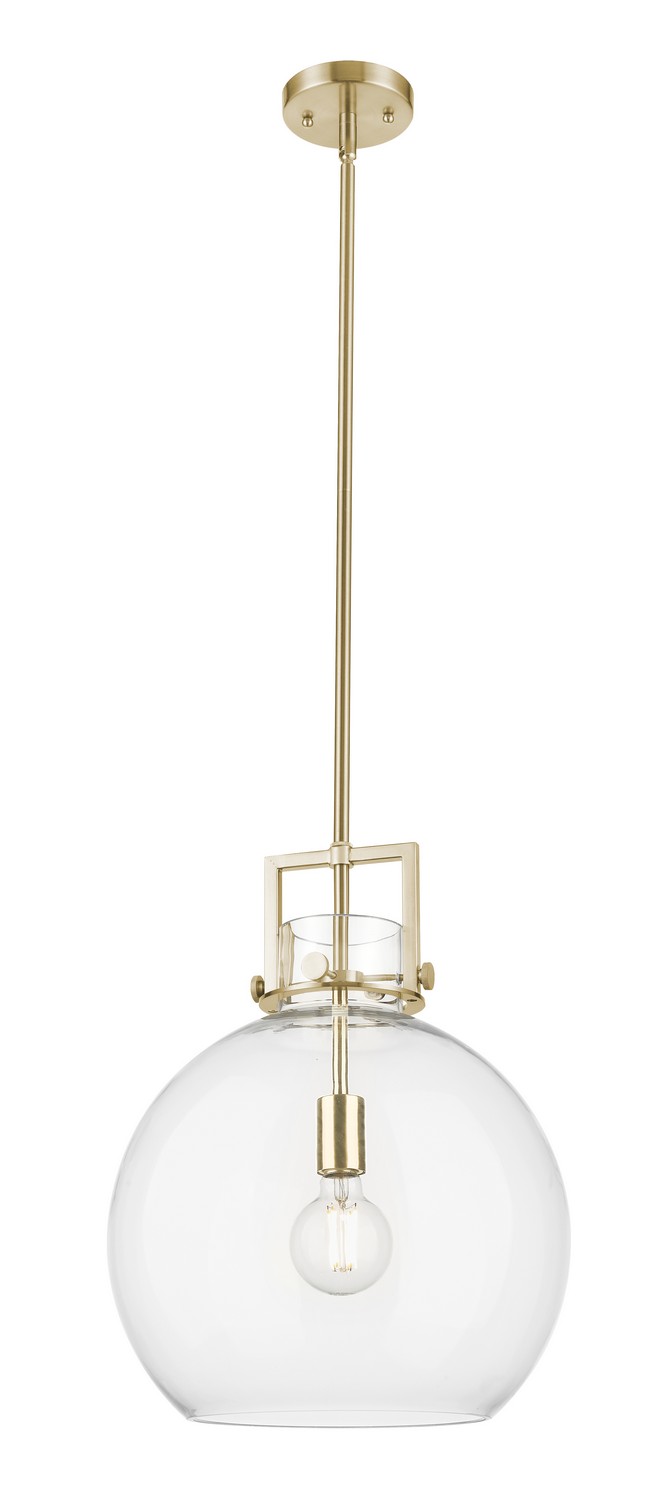 One Light Pendant by Innovations - Downtown Urban Collection, Champagne Bronze Finish - 411-1SL-CB-G410-14CL