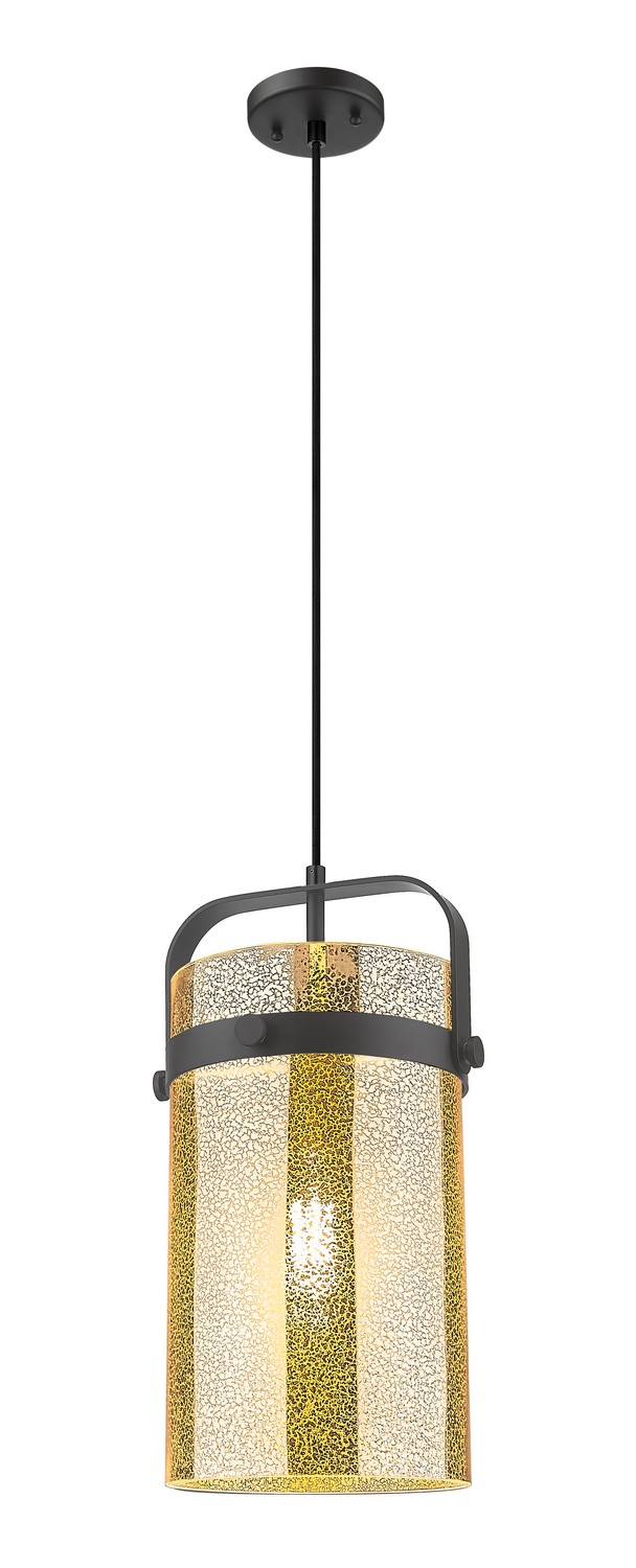 One Light Mini Pendant by Innovations - Downtown Urban Collection, Matte Black Finish - 413-1PM-BK-G413-1S-8ME