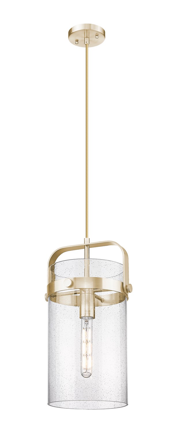 One Light Mini Pendant by Innovations - Downtown Urban Collection, Champagne Bronze Finish - 413-1PM-CB-G413-1S-8SDY
