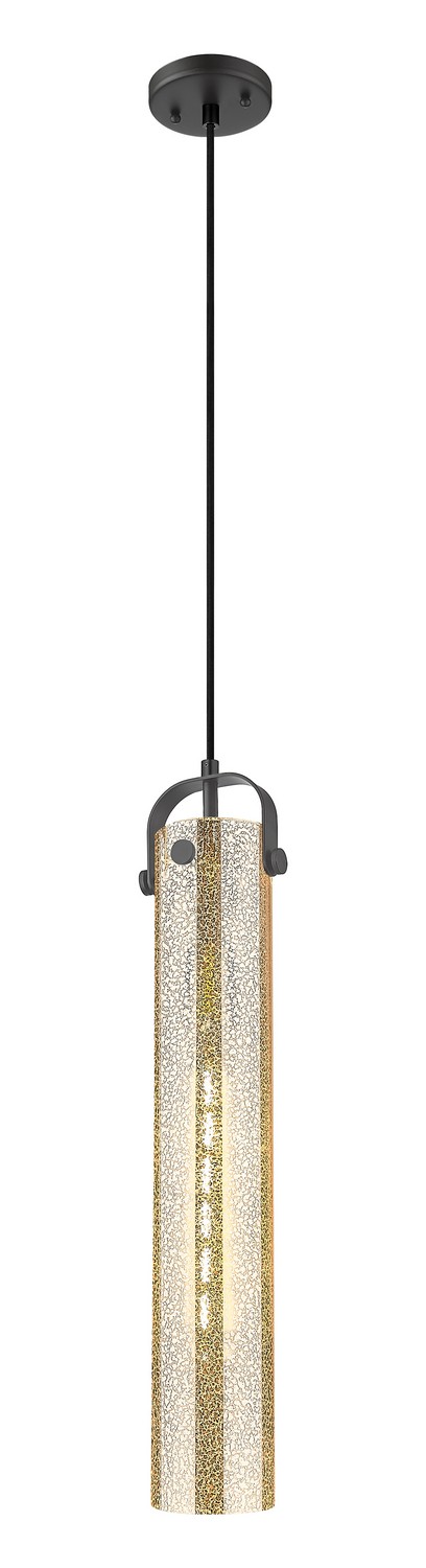One Light Pendant by Innovations - Downtown Urban Collection, Matte Black Finish - 413-1PS-BK-G413-1S-4ME