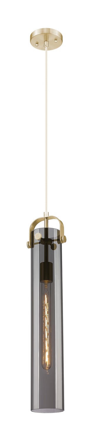 One Light Pendant by Innovations - Downtown Urban Collection, Champagne Bronze Finish - 413-1PS-CB-G413-1S-4SM