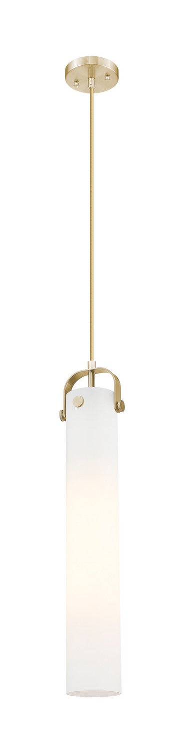 One Light Pendant by Innovations - Downtown Urban Collection, Champagne Bronze Finish - 413-1PS-CB-G413-1S-4WH