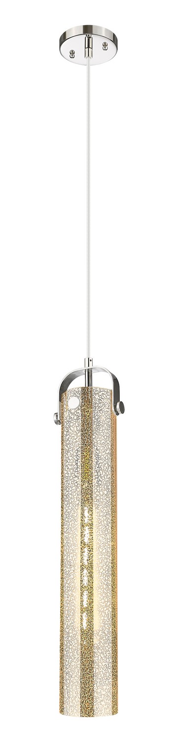 One Light Pendant by Innovations - Downtown Urban Collection, Polished Nickel Finish - 413-1PS-PN-G413-1S-4ME