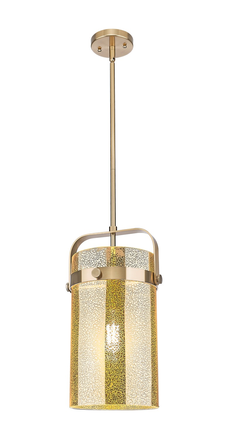 One Light Mini Pendant by Innovations - Downtown Urban Collection, Champagne Bronze Finish - 413-1SM-CB-G413-1S-8ME