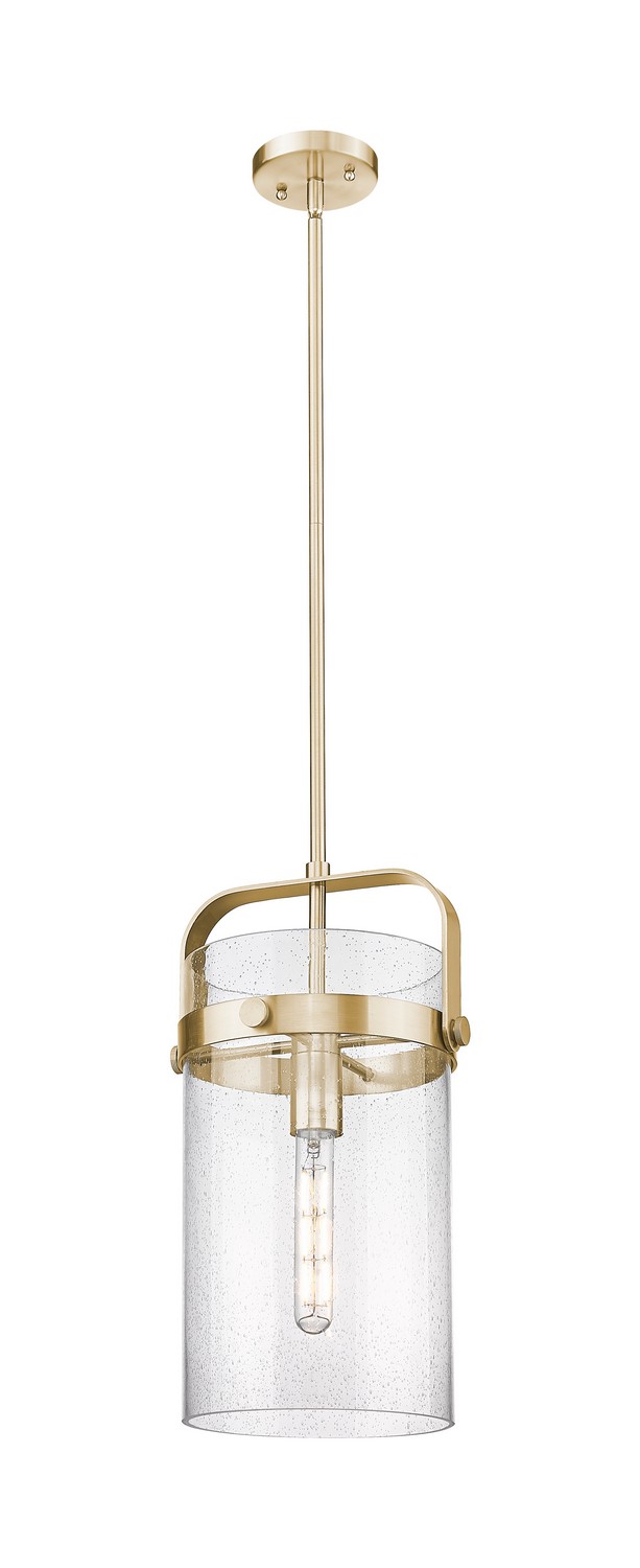 One Light Mini Pendant by Innovations - Downtown Urban Collection, Champagne Bronze Finish - 413-1SM-CB-G413-1S-8SDY