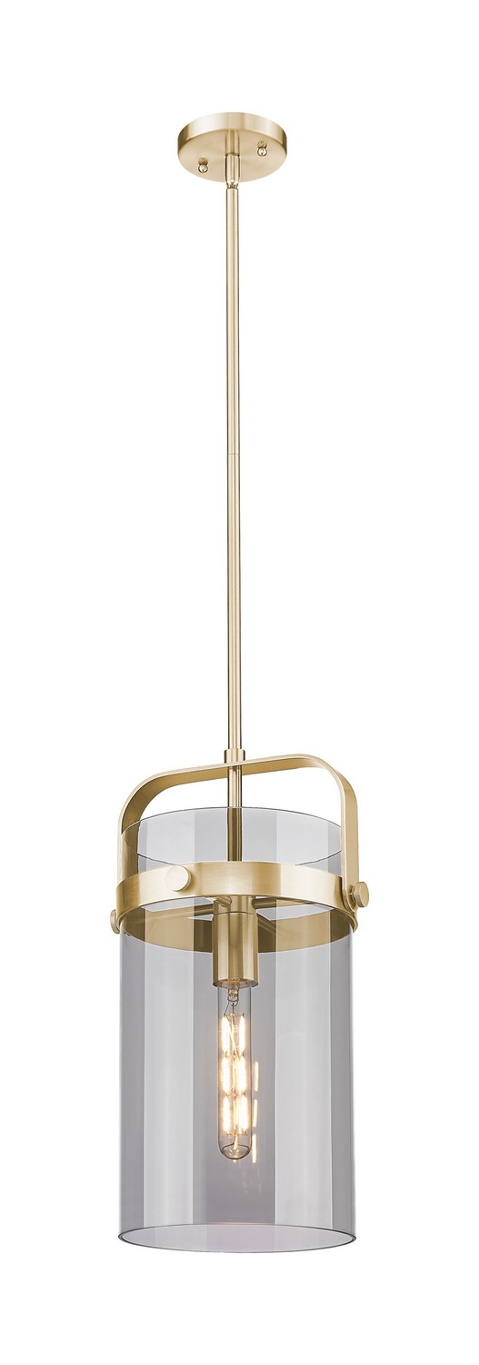 One Light Mini Pendant by Innovations - Downtown Urban Collection, Champagne Bronze Finish - 413-1SM-CB-G413-1S-8SM