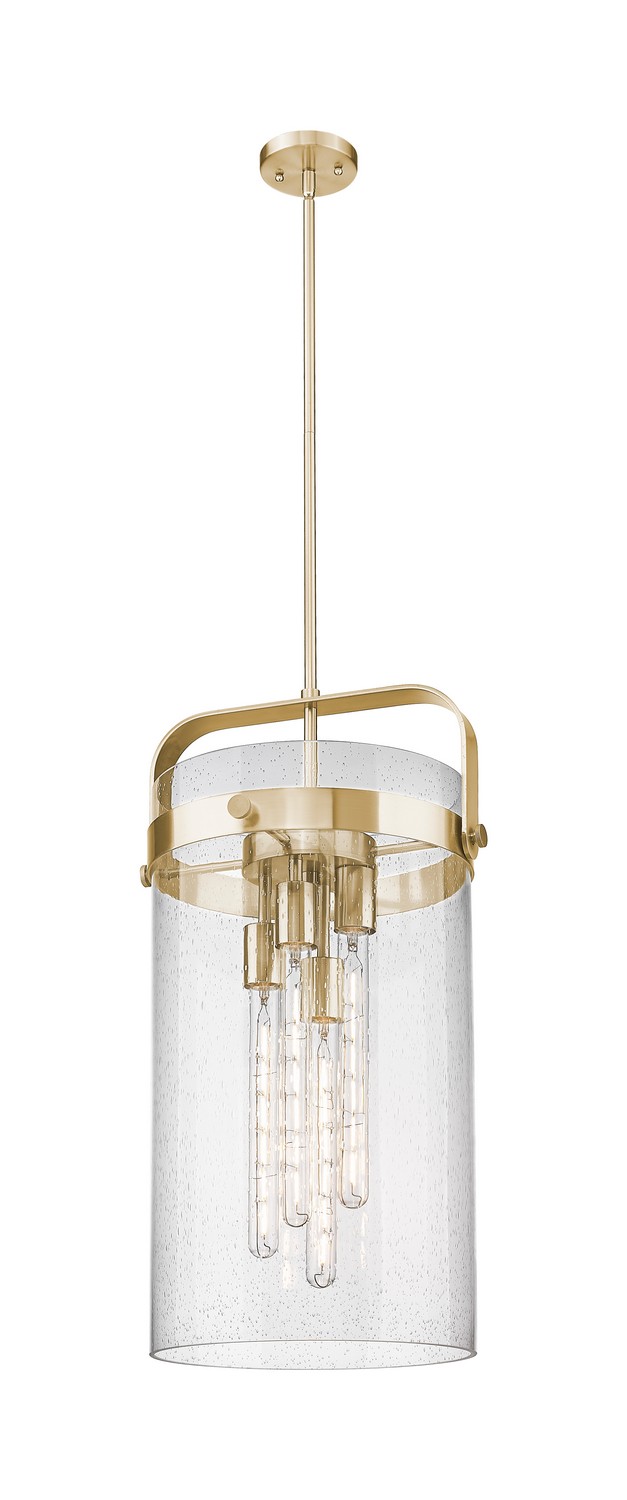 Four Light Pendant by Innovations - Downtown Urban Collection, Champagne Bronze Finish - 413-4SL-CB-G413-4S-12SDY