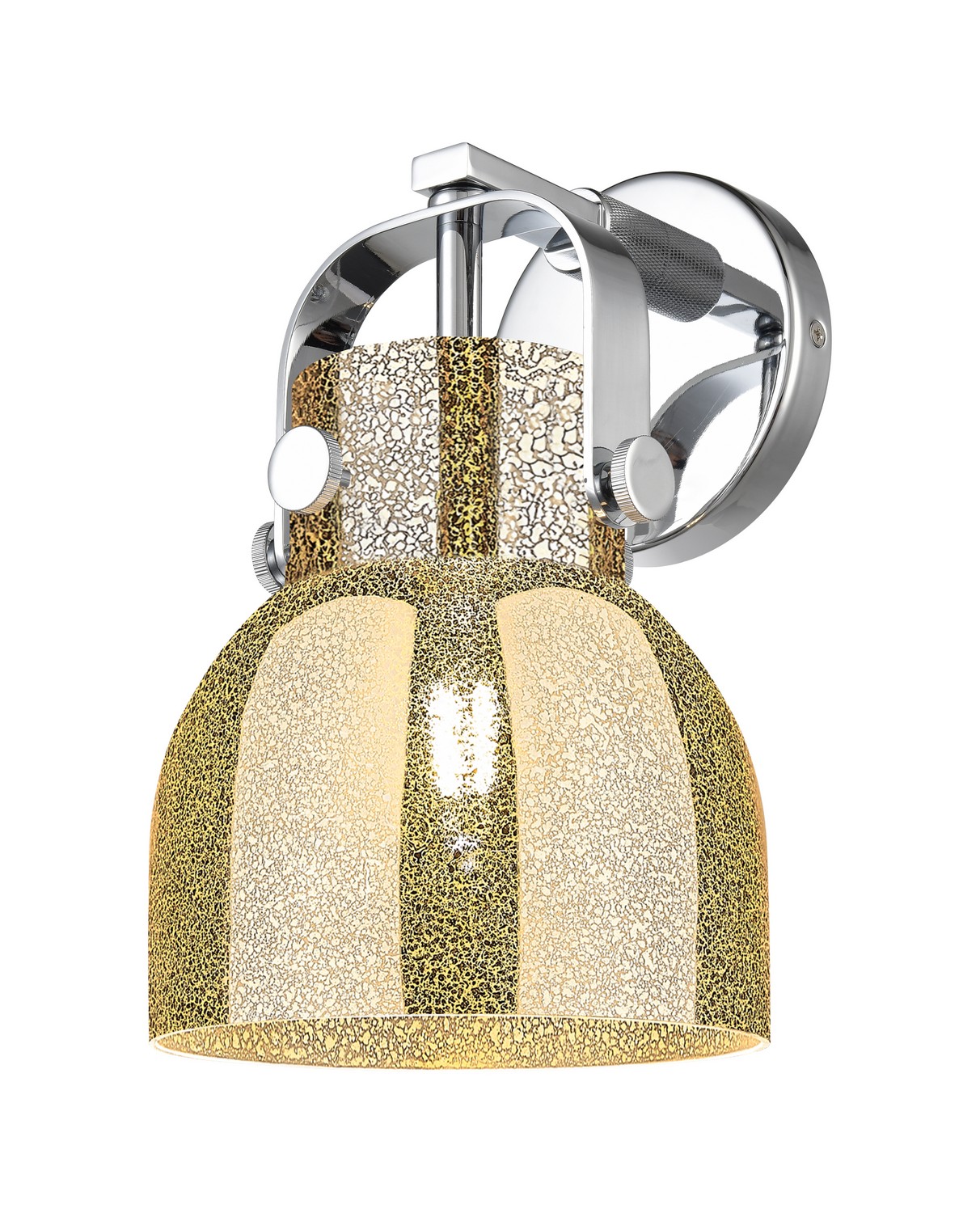 One Light Wall Sconce by Innovations - Downtown Urban Collection, Polished Chrome Finish - 423-1W-PC-G412-6ME