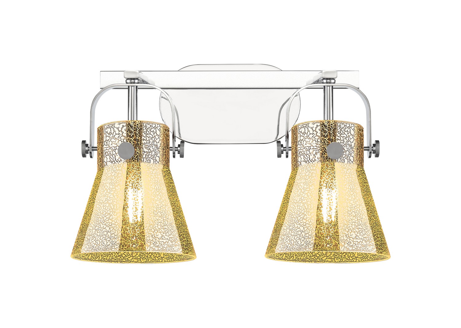 Two Light Bath Vanity by Innovations - Downtown Urban Collection, Polished Chrome Finish - 423-2W-PC-G411-6ME