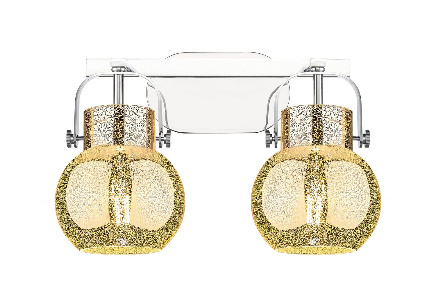 Two Light Bath Vanity by Innovations - Downtown Urban Collection, Polished Chrome Finish - 423-2W-PC-G410-6ME
