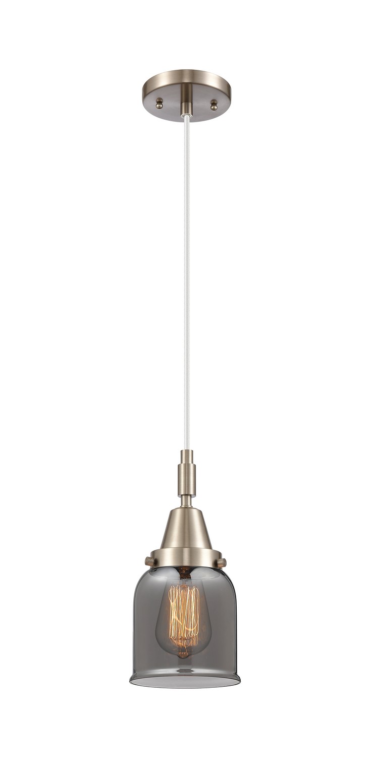 One Light Mini Pendant by Innovations - Caden Collection, Brushed Satin Nickel Finish - 447-1P-SN-G53