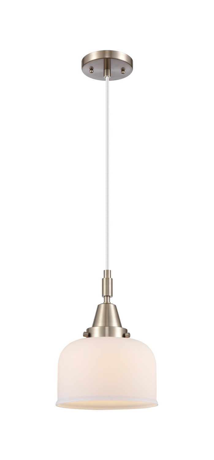 One Light Mini Pendant by Innovations - Caden Collection, Brushed Satin Nickel Finish - 447-1P-SN-G71