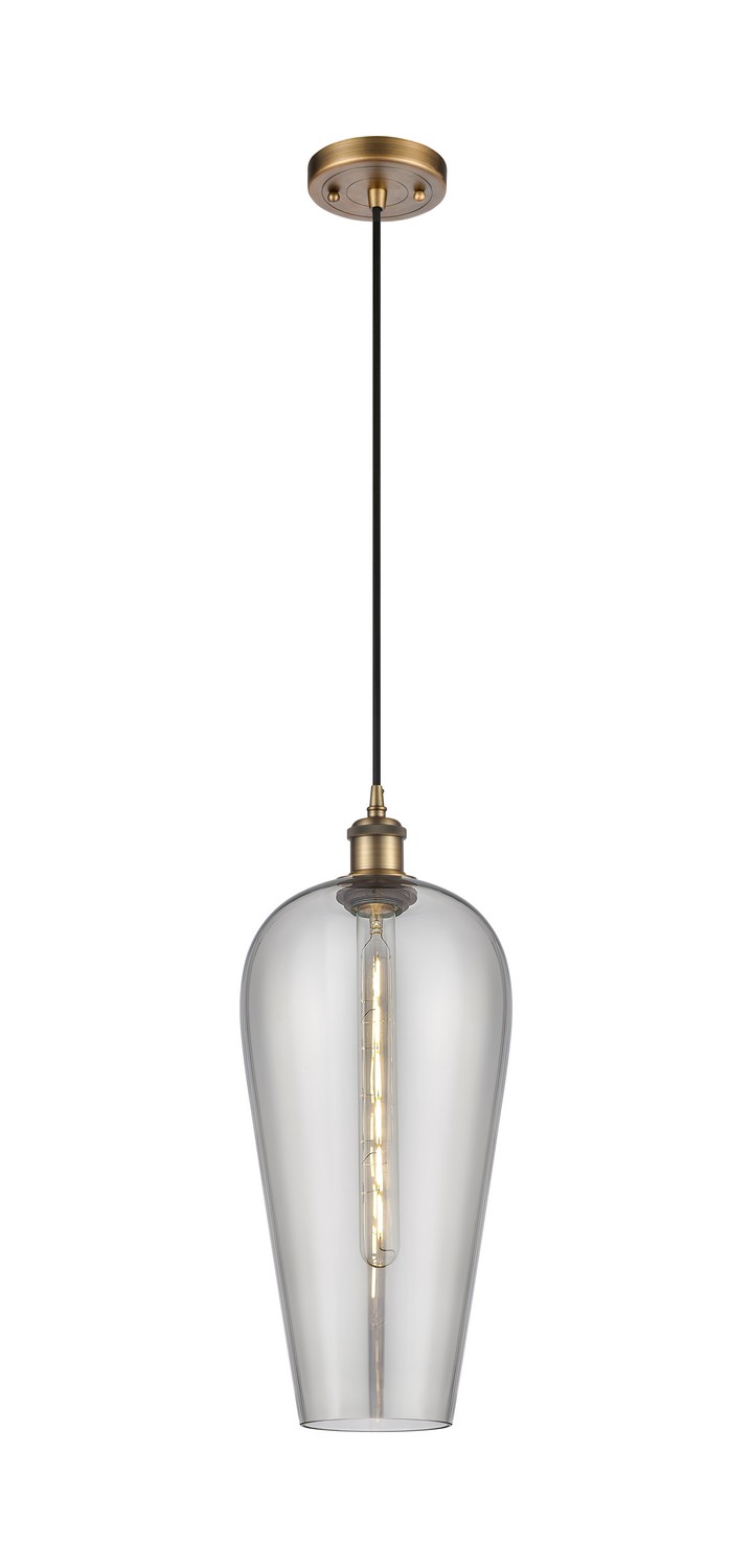 One Light Mini Pendant by Innovations - Ballston Collection, Brushed Brass Finish - 516-1P-BB-G456-8SM