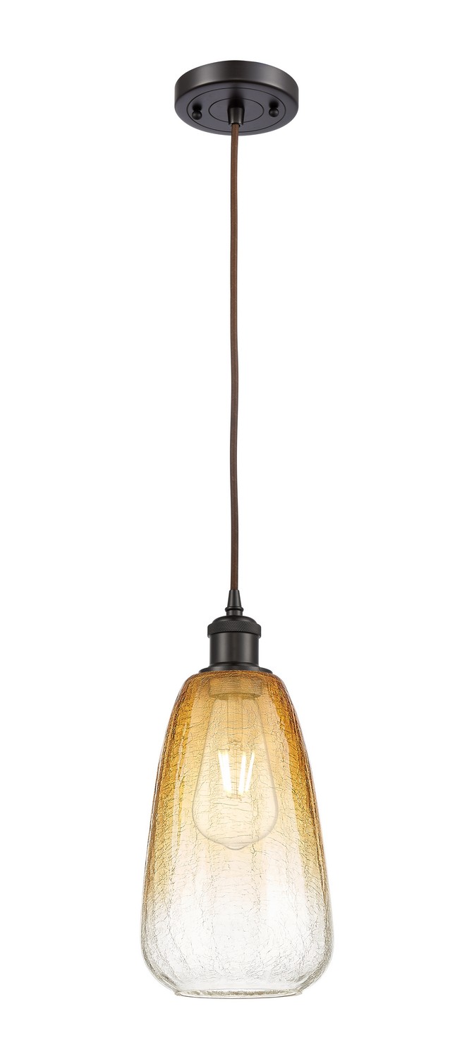 One Light Mini Pendant by Innovations - Ballston Collection, Oil Rubbed Bronze Finish - 516-1P-OB-G480-6AM