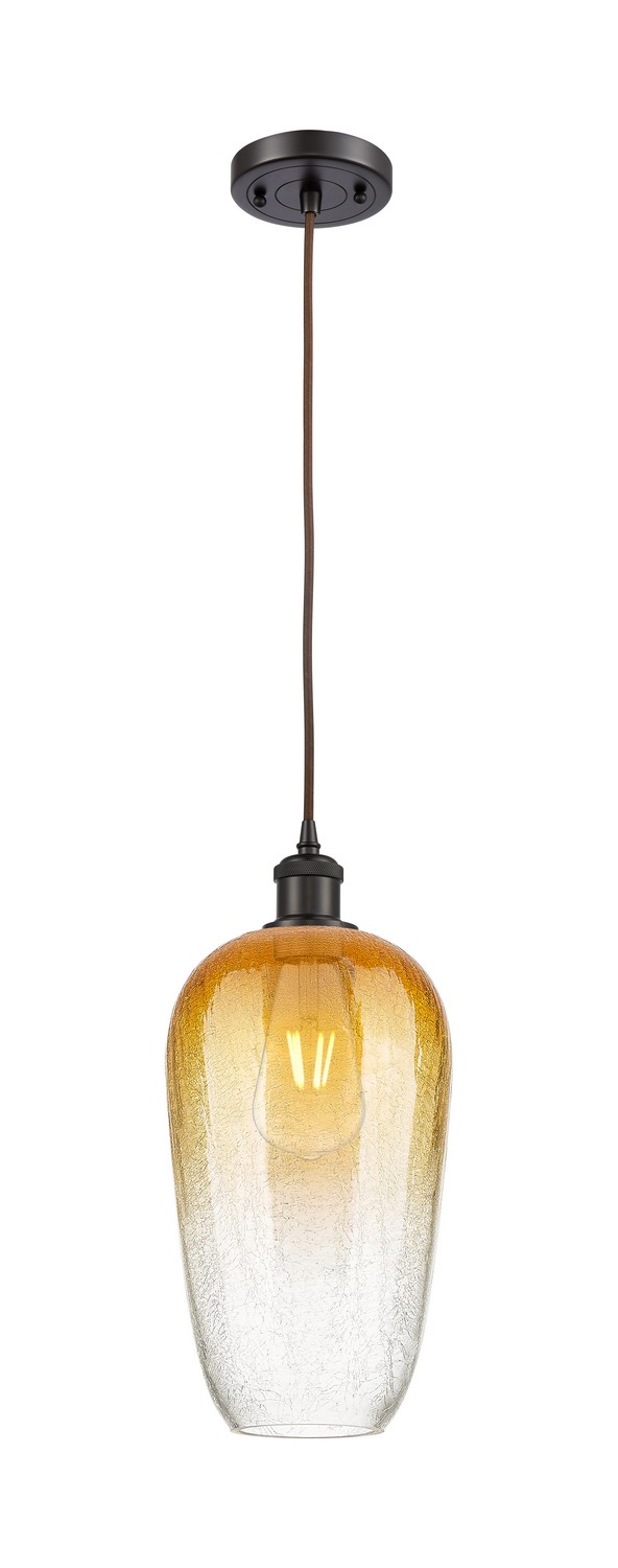 One Light Mini Pendant by Innovations - Ballston Collection, Oil Rubbed Bronze Finish - 516-1P-OB-G484-7AM
