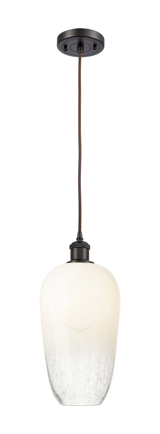 One Light Mini Pendant by Innovations - Ballston Collection, Oil Rubbed Bronze Finish - 516-1P-OB-G484-7OP