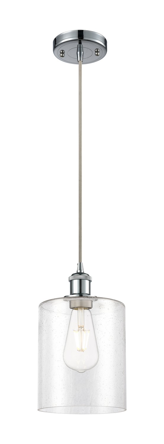 One Light Mini Pendant by Innovations - Ballston Collection, Polished Chrome Finish - 516-1P-PC-G4424-7