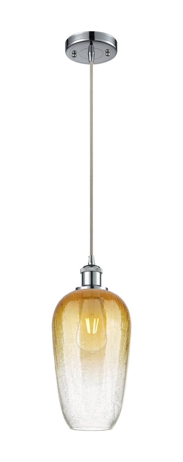 One Light Mini Pendant by Innovations - Ballston Collection, Polished Chrome Finish - 516-1P-PC-G484-7AM