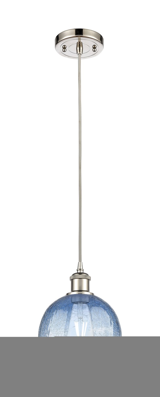 One Light Mini Pendant by Innovations - Ballston Collection, Polished Nickel Finish - 516-1P-PN-G483-8SB