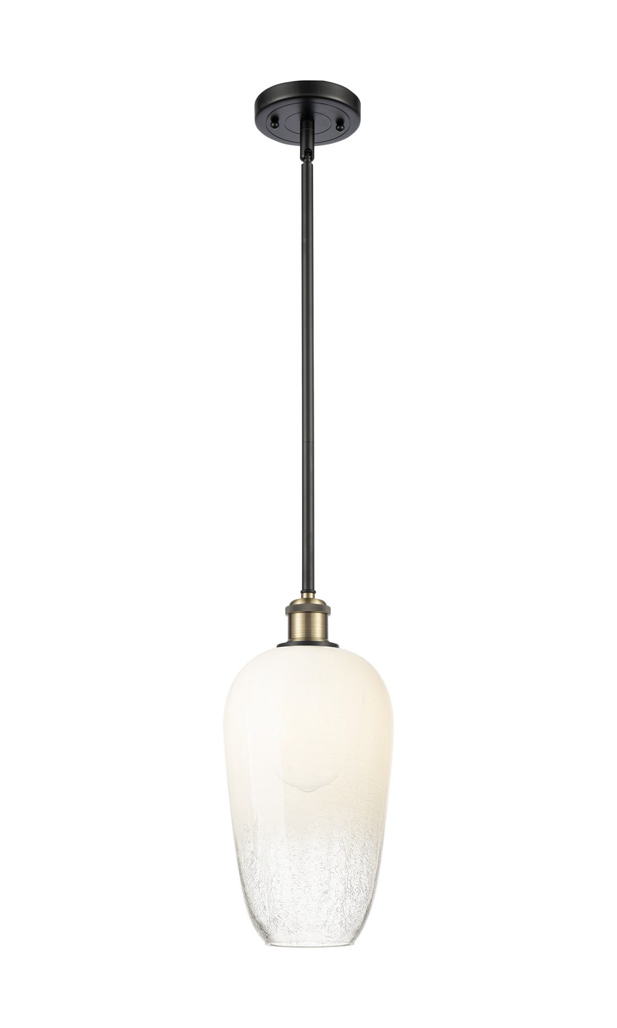 One Light Mini Pendant by Innovations - Ballston Collection, Black Antique Brass Finish - 516-1S-BAB-G484-7OP