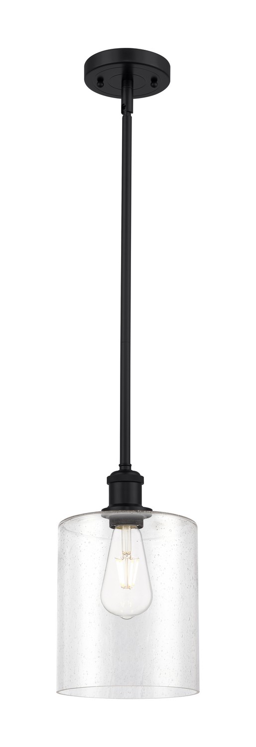 One Light Mini Pendant by Innovations - Ballston Collection, Matte Black Finish - 516-1S-BK-G4424-7
