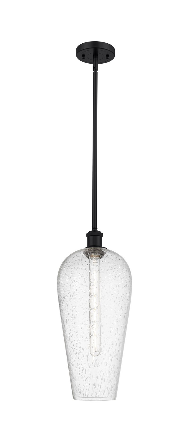 One Light Mini Pendant by Innovations - Ballston Collection, Matte Black Finish - 516-1S-BK-G456-8SDY