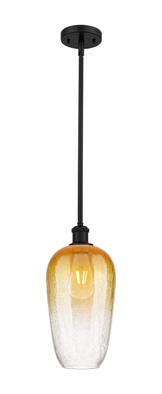 One Light Mini Pendant by Innovations - Ballston Collection, Matte Black Finish - 516-1S-BK-G484-7AM