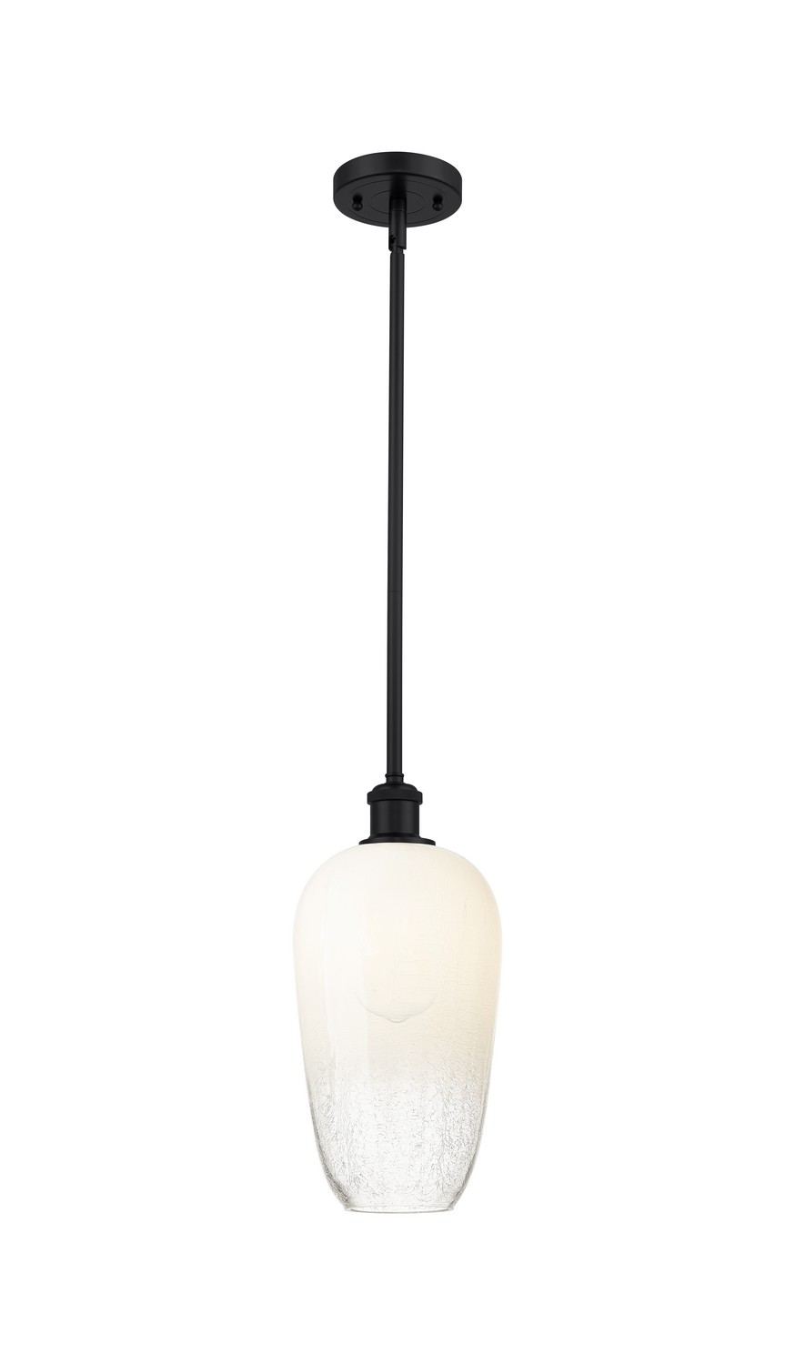 One Light Mini Pendant by Innovations - Ballston Collection, Matte Black Finish - 516-1S-BK-G484-7OP