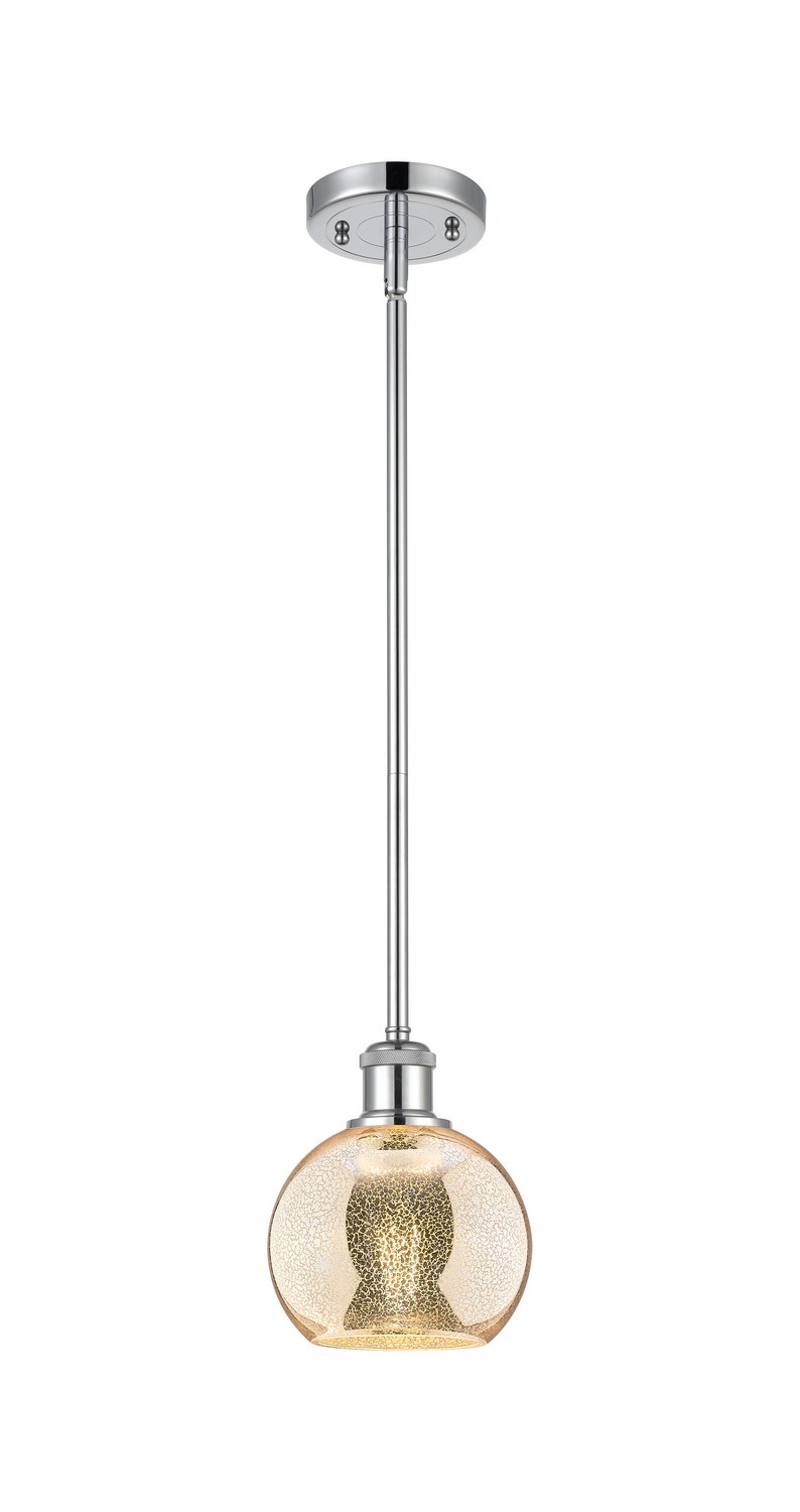 One Light Mini Pendant by Innovations - Ballston Collection, Polished Chrome Finish - 516-1S-PC-G128-6