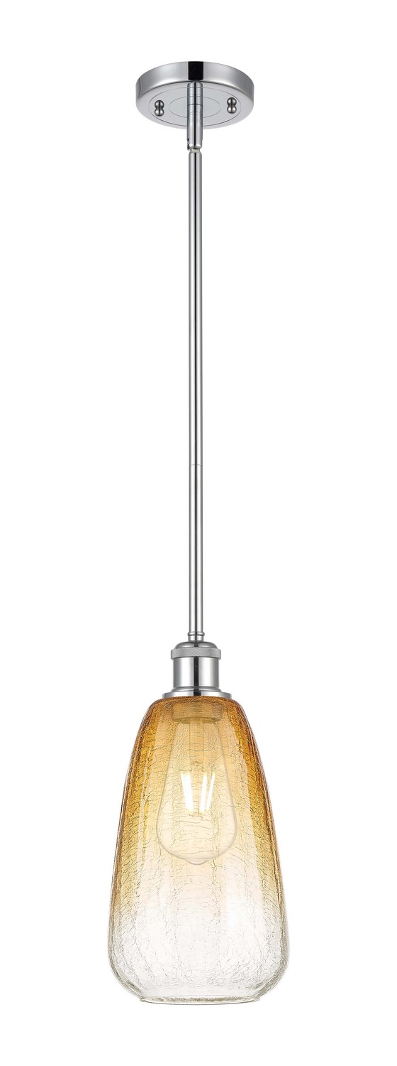 One Light Mini Pendant by Innovations - Ballston Collection, Polished Chrome Finish - 516-1S-PC-G480-6AM