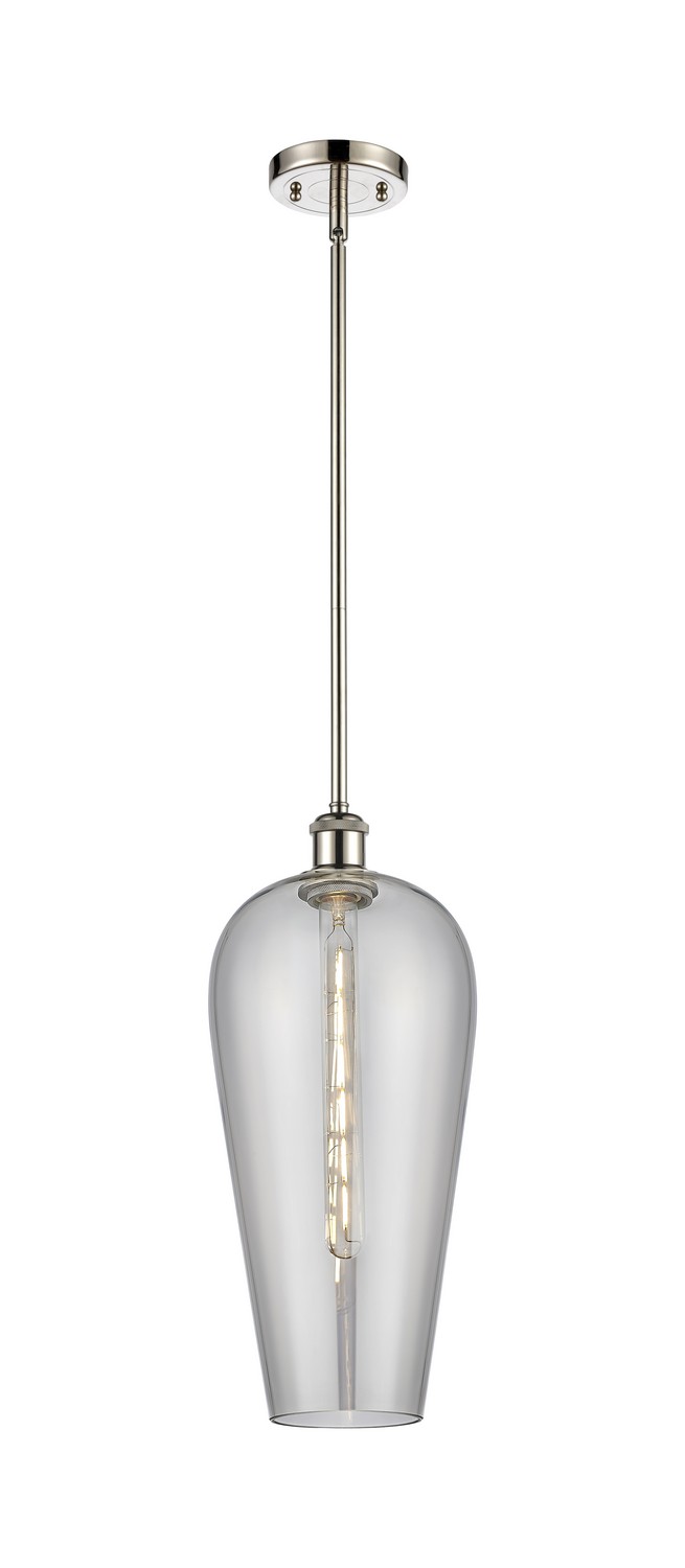 One Light Mini Pendant by Innovations - Ballston Collection, Polished Nickel Finish - 516-1S-PN-G456-8SM