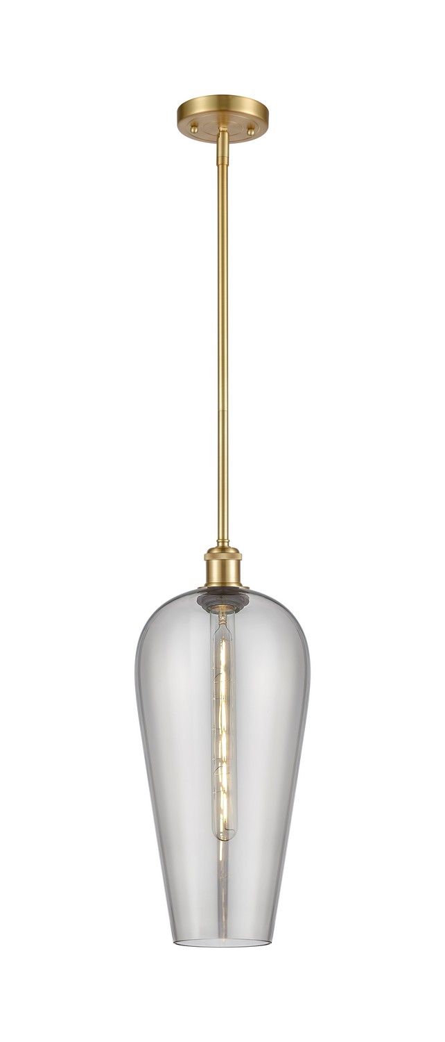 One Light Mini Pendant by Innovations - Ballston Collection, Satin Gold Finish - 516-1S-SG-G456-8SM