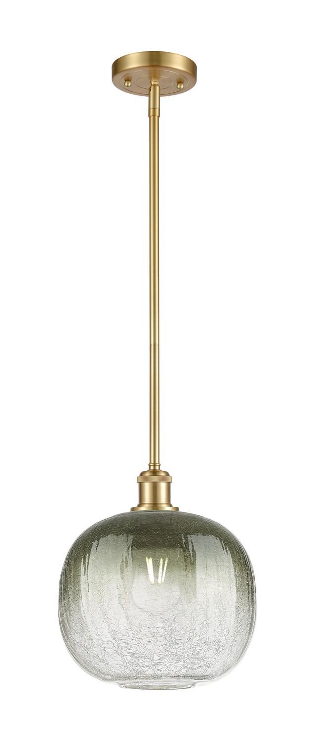 One Light Mini Pendant by Innovations - Ballston Collection, Satin Gold Finish - 516-1S-SG-G481-10SL
