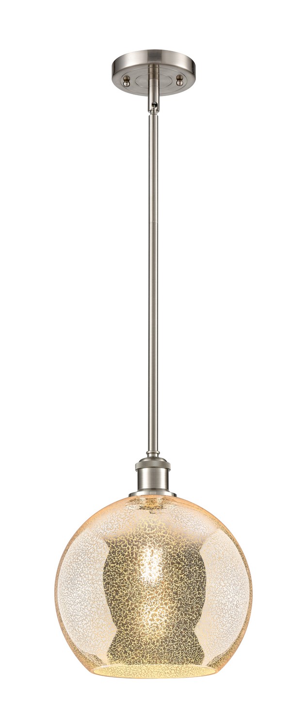 One Light Mini Pendant by Innovations - Ballston Collection, Brushed Satin Nickel Finish - 516-1S-SN-G128-10