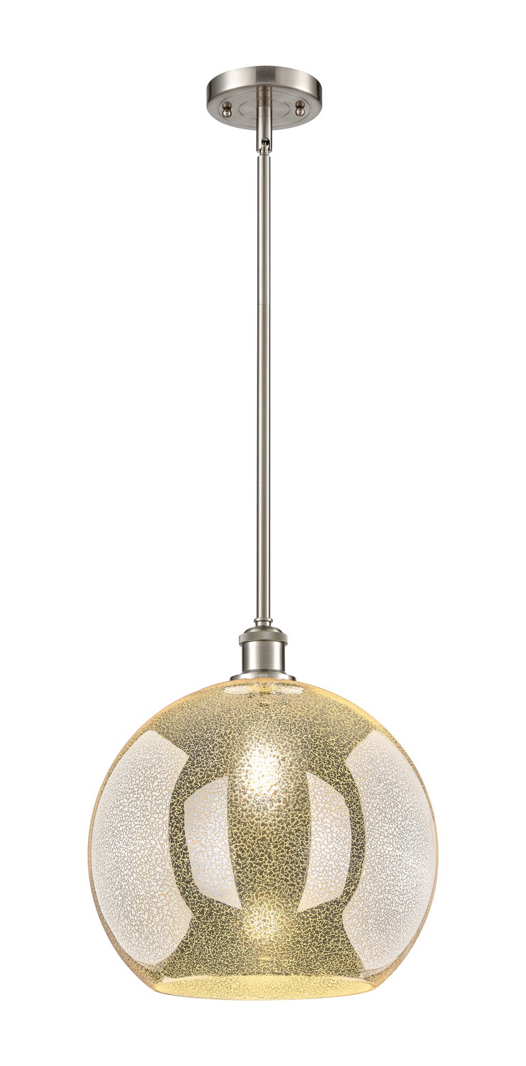 One Light Pendant by Innovations - Ballston Collection, Brushed Satin Nickel Finish - 516-1S-SN-G128-14