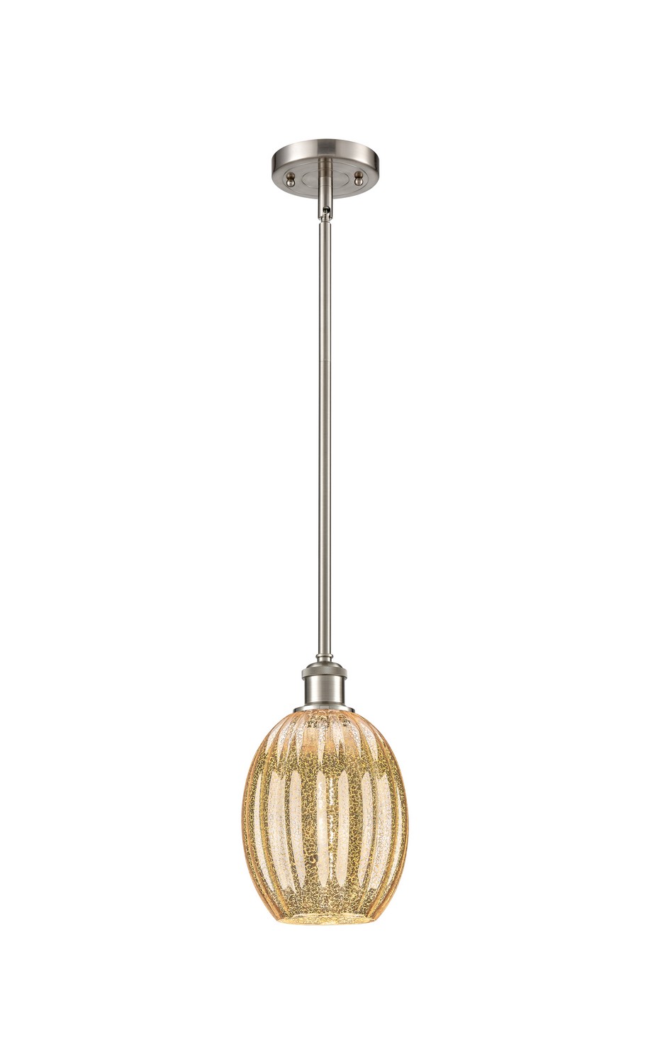 One Light Mini Pendant by Innovations - Ballston Collection, Brushed Satin Nickel Finish - 516-1S-SN-G459-6ME